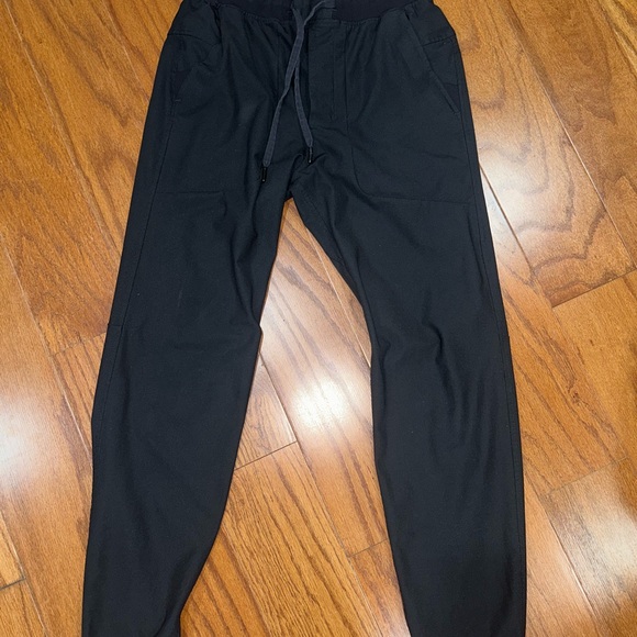 lululemon athletica Black Sweatpants with Tapered Legs - Picture 2 of 4